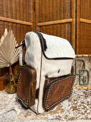 Evangeline Cowhide Backpack #90