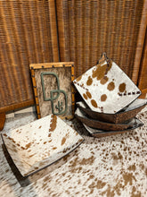 Cowhide & Leather Decorative Bowl