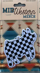Checkerboard Show Pig Air Freshener