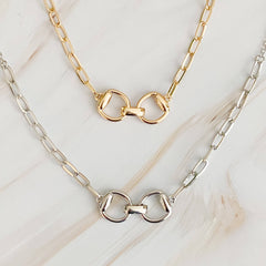 Snaffle Necklace