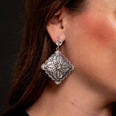 Diamond Shaped Concho Earring