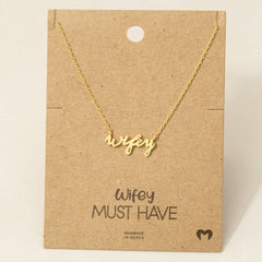Wifey Necklace