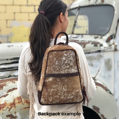 Cowhide Backpack