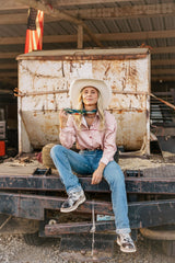 Salt and Pepper Genuine Cowhide Boots