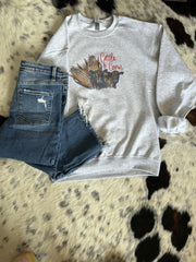 Corn and Cattle Crewneck