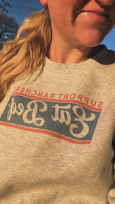 Support Ranchers Eat Beef Crewneck