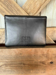 Black Tooled Purse