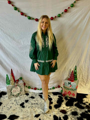 Elena Embroidered Dress