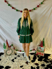 Elena Embroidered Dress