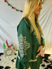 Elena Embroidered Dress