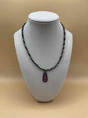 Teardrop Navajo Bead Choker Necklace