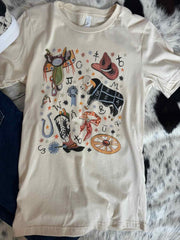 Western Rose Ranch Tee