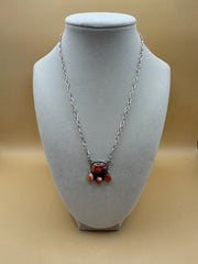 Pink Dhalia Necklace