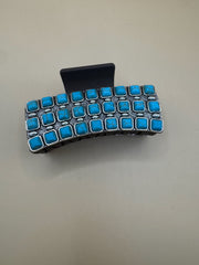 Hand Tooled Leather Hair Clip