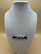 Violet Rose Bar Necklace