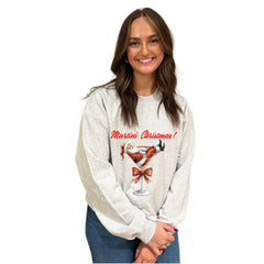 Martini Christmas Crewneck