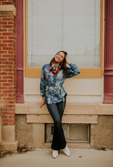 Sparkles and Spurs Button Down