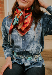 Sparkles and Spurs Button Down