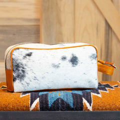 Toiletry Bag Tan/White