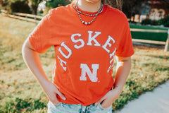 Nebraska  Arch Red Tee