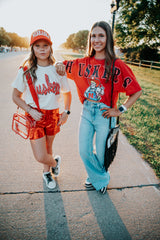 Nebraska White Tee
