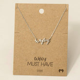Wifey Necklace