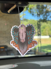 Black baldy UNSCENTED car freshener
