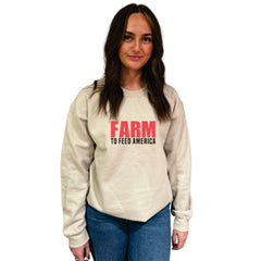 Farm to feed America Crewneck