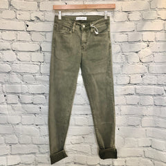 Flying Monkey Olive Green Skinny Jeans - The Beef Boutique
