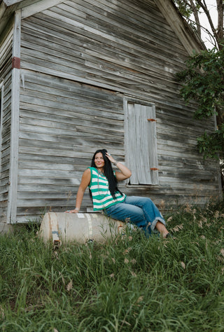 Sally Stripe Sweater Vest