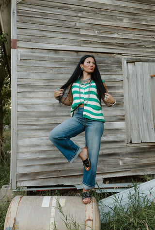 Sally Stripe Sweater Vest