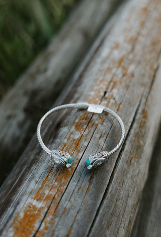 Turquoise 18K Gold Bracelet