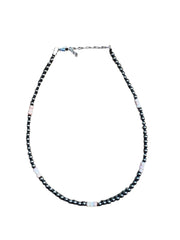 Sterling and Pink Choker Necklace
