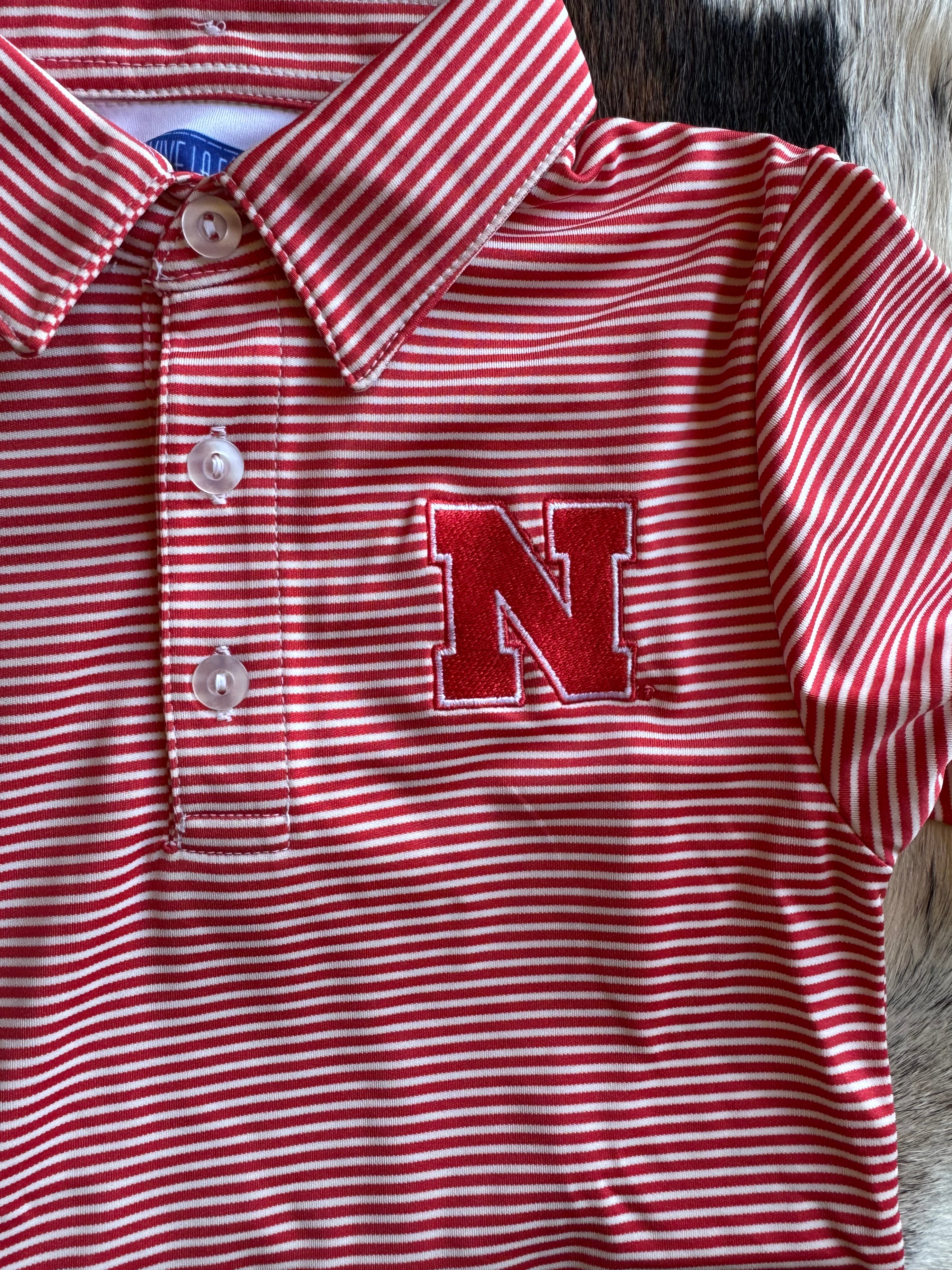 Boys Nebraska Polo Shirt