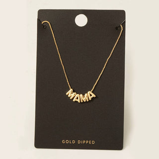 Mama Letters Necklace