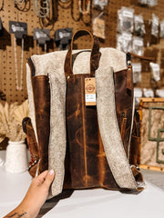 Evangeline Cowhide Backpack #31