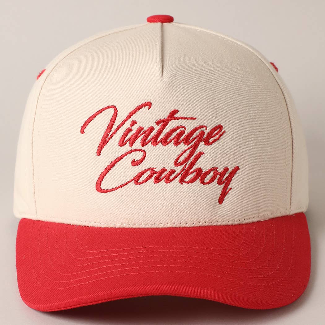 Vintage Cowboy Cap
