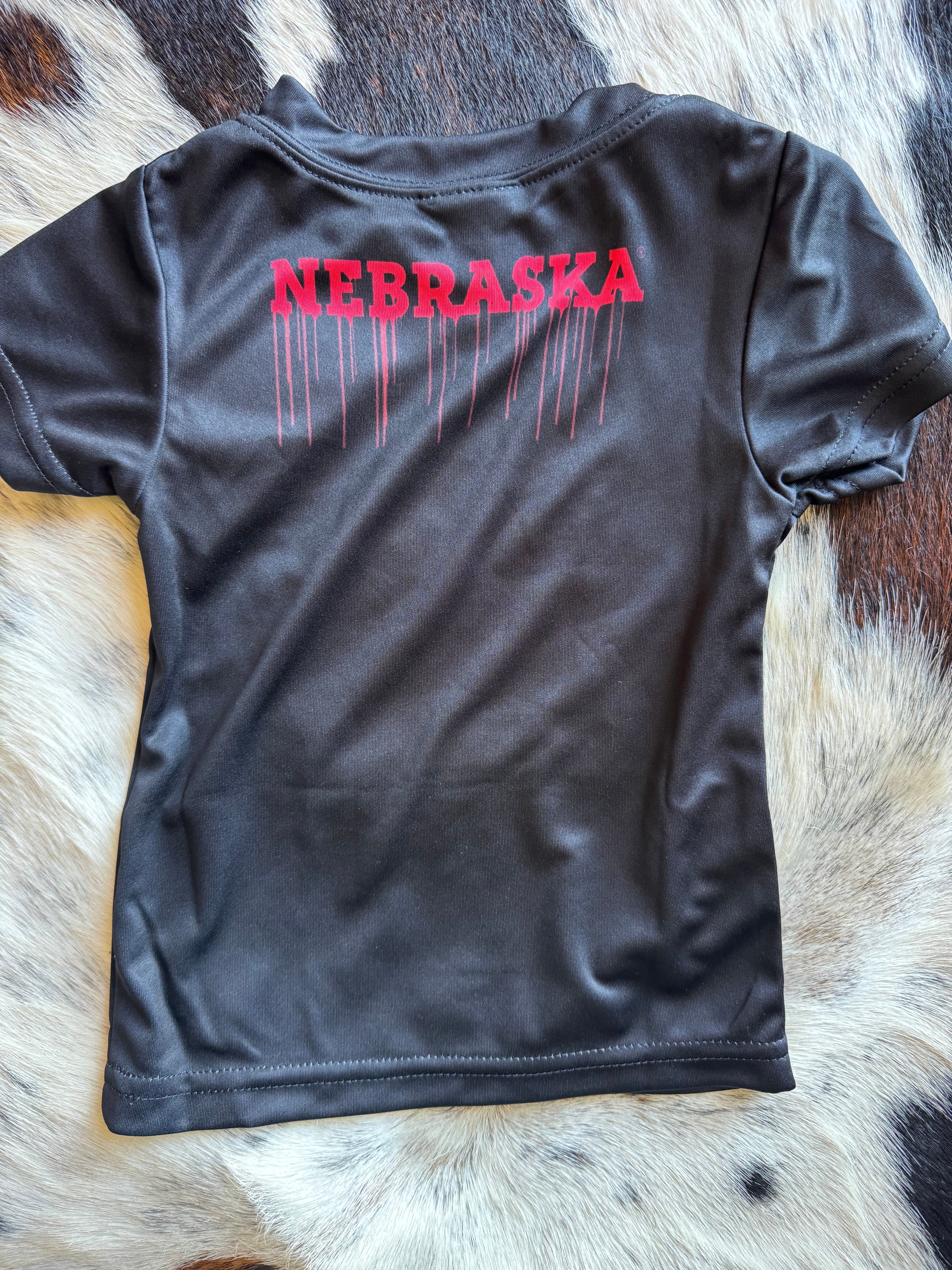 Boys Nebraska Helmet T-Shirt