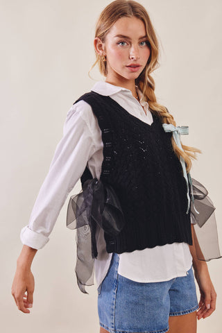 Pointelle Vest Top