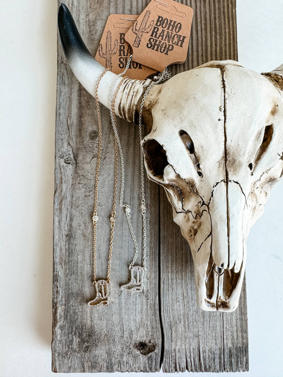 Dainty Boot Necklace