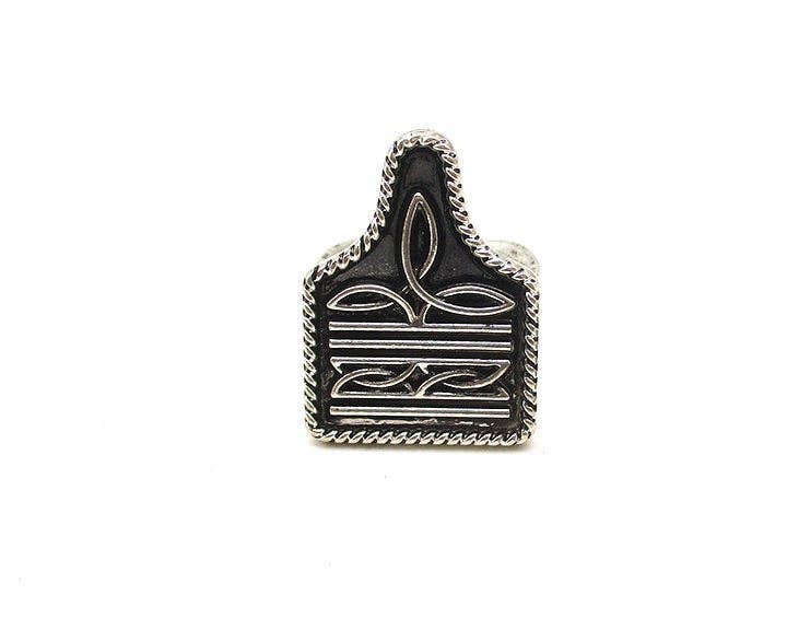 Boot Stitch Tag Ring