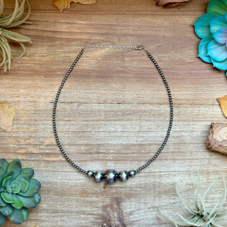 Sterling Silver Graduated necklace