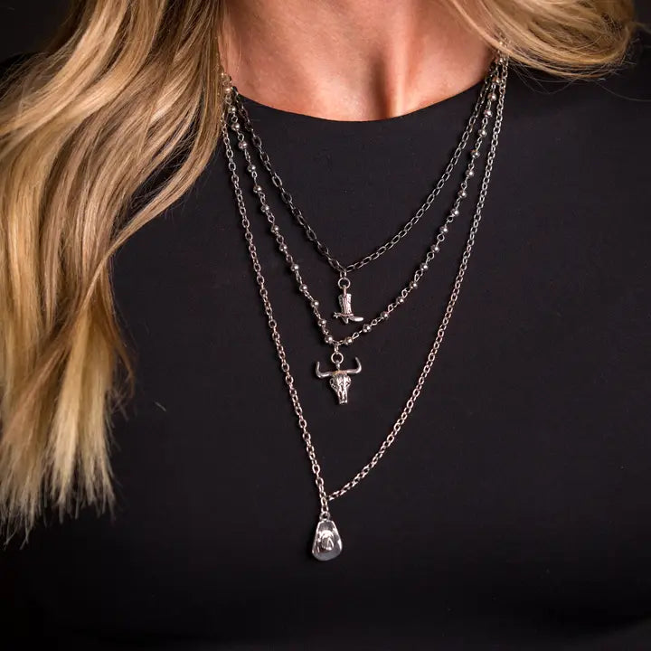 Western Multi Chain Necklace