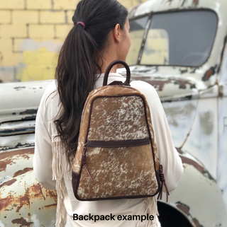 Cowhide Backpack