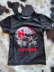Boys Nebraska Helmet T-Shirt
