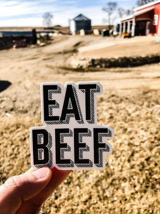 Eat Beef Sticker