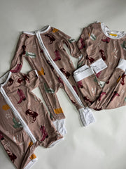 Cowgirl Boots Bamboo Romper