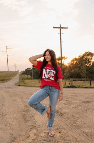University Of NE Lil Red Tee