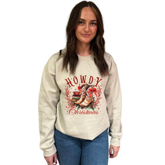 Howdy Boots Christmas Crewneck