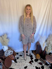 Lucy Leopard Curvy Dress